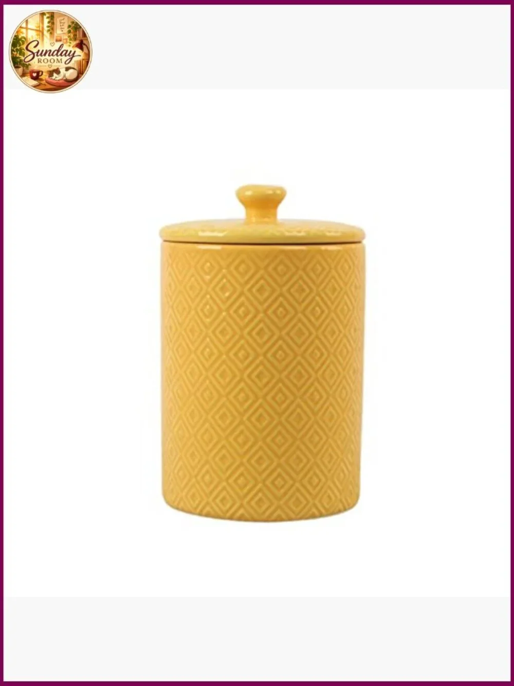 Ceramic Kitchen Canister Set of 3 - Airtight, Hand Wash, Countertop Food Storage